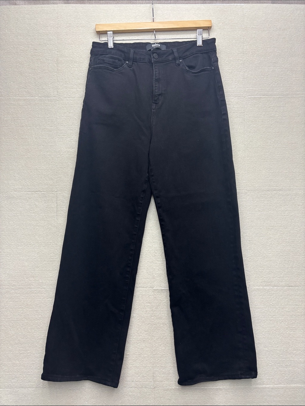 Mica denim Black Wide-Leg Jeans 30